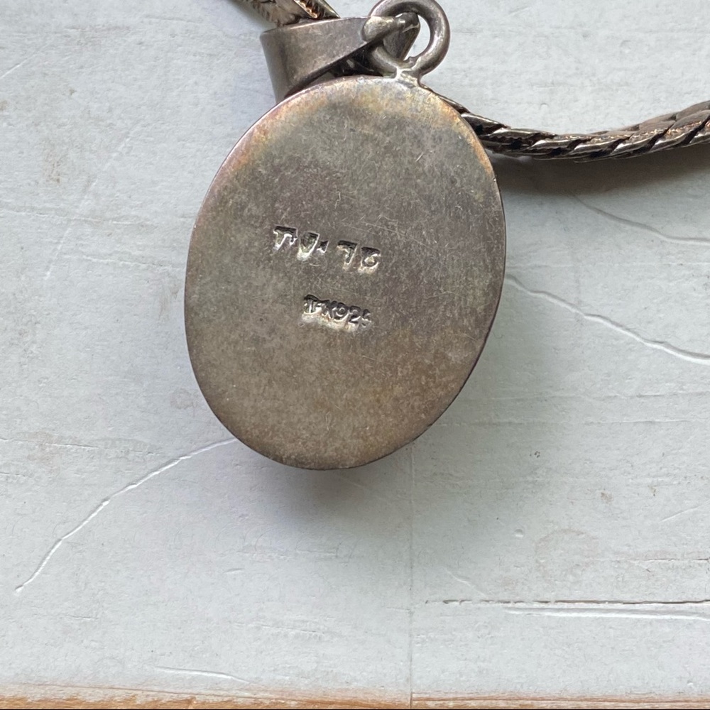 Sterling stone necklace - Picture 4 of 12